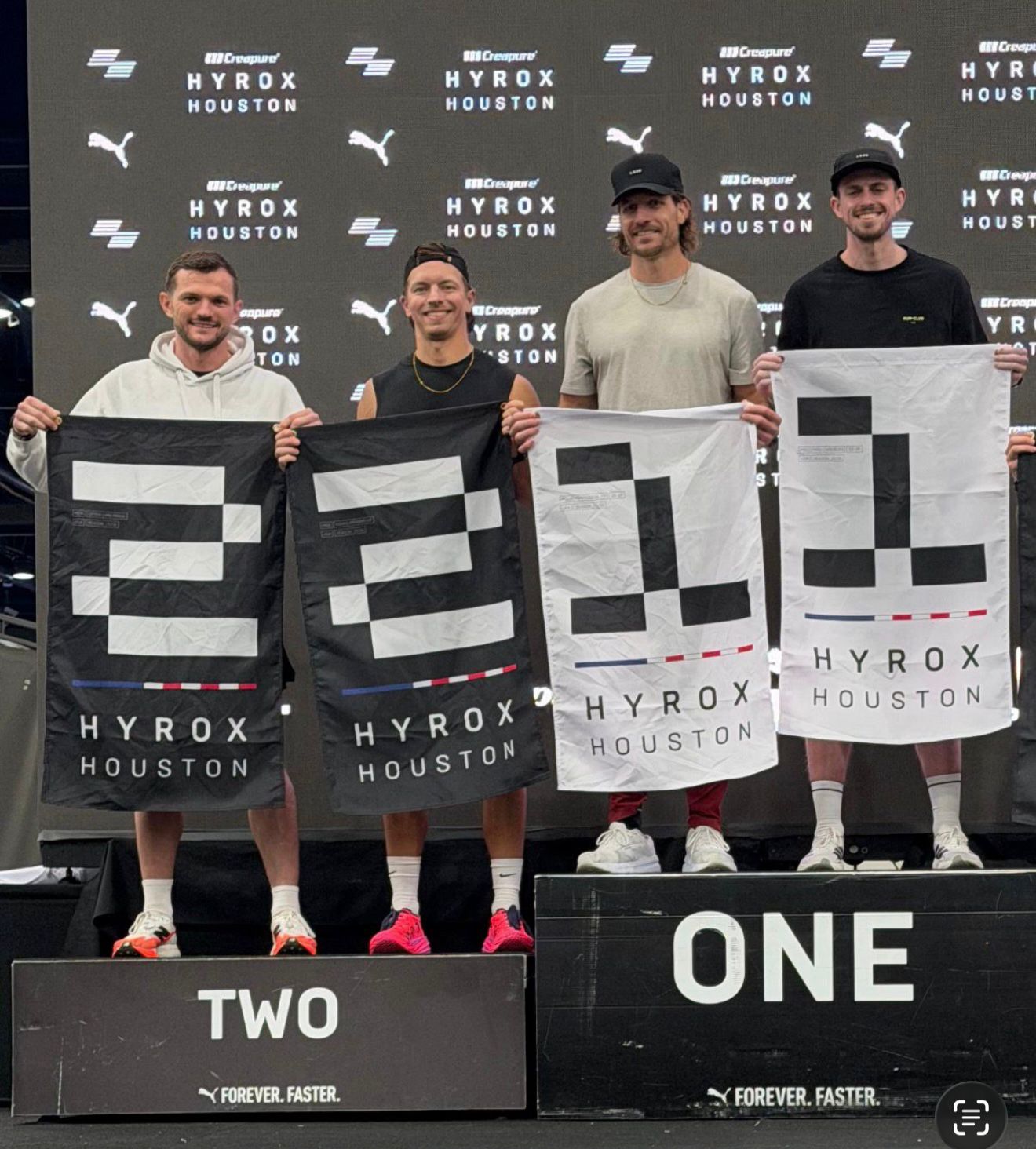RKP on the HYROX Houston podium