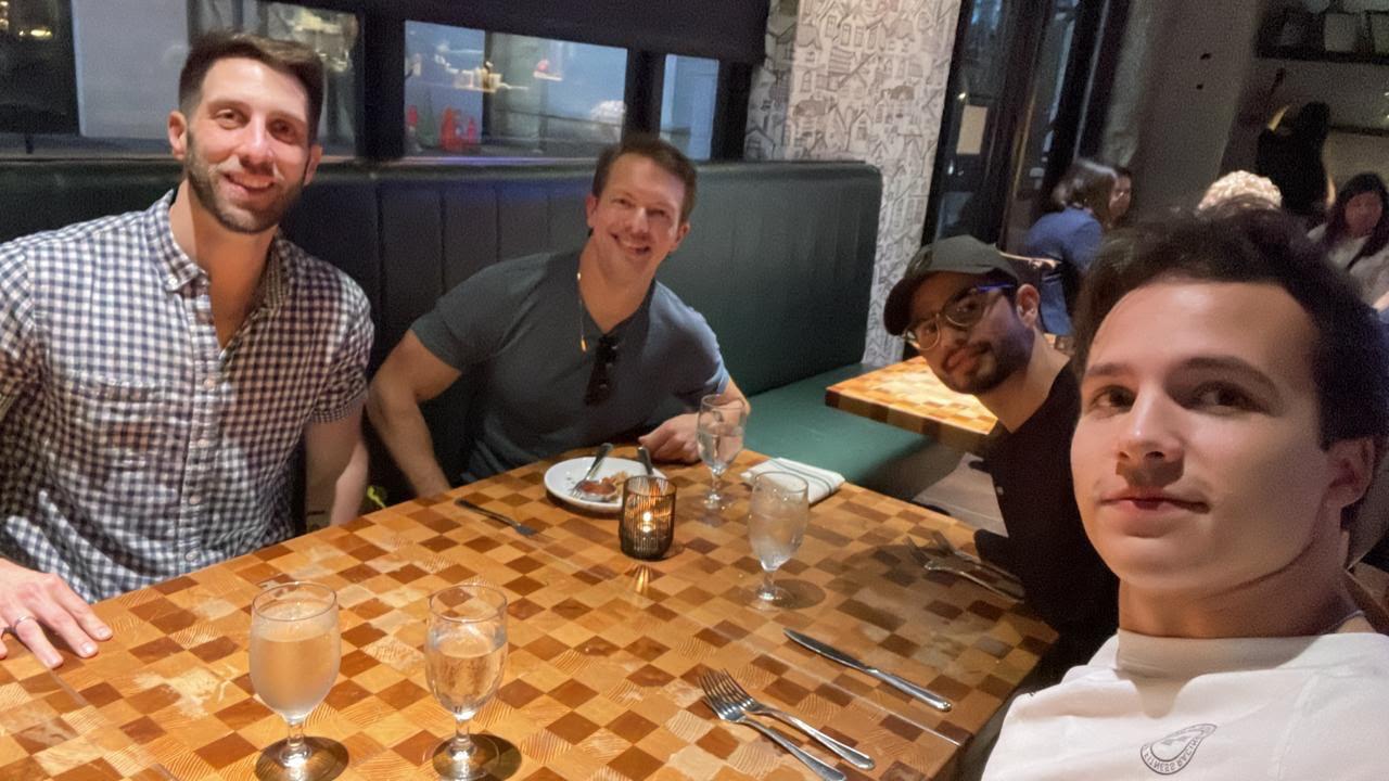RKP teammates at dinner